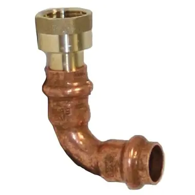 Apollo 10066569 8707-3 Female 90 deg Elbow Copper & Lead Free Brass 1x1/2
