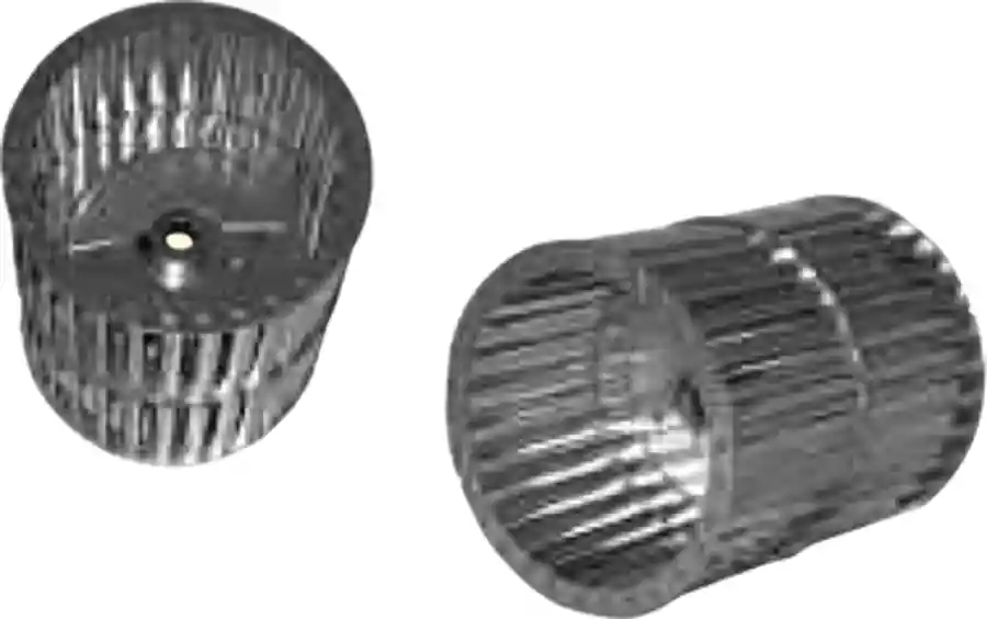 MARS 41114 Blower Wheel 1/2 Hub 5.75 x 7.625 Small Double Inlet CW Galvanized