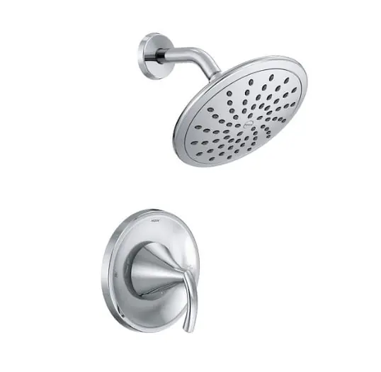 Moen T2842EP Glyde One Handle Single Function Shower Faucet in Polished Chrome (Trim Only)