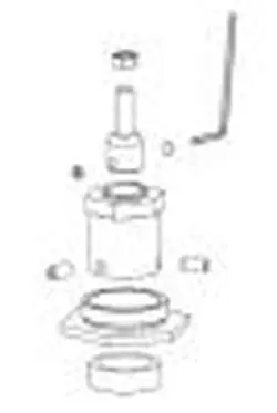 Schneider Electric AV-802 Adapter Kit For JCI VG7xxx Series Valve Bodies
