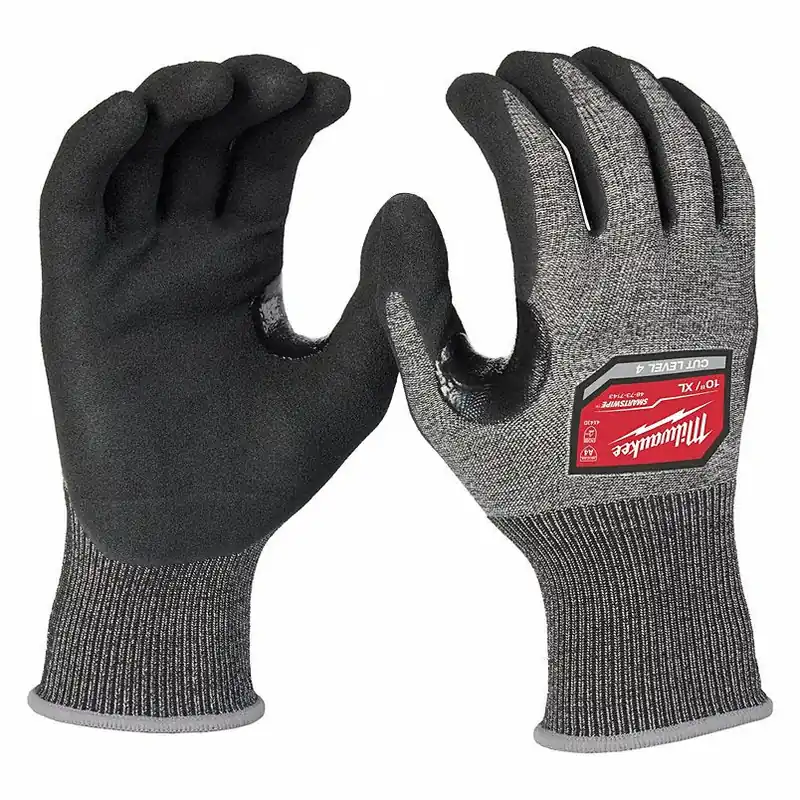 Milwaukee Tool 48-73-7143 Gloves High Dexterity Nitrile Cut Level 4 XL