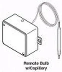 Schneider Electric 2252-635 Pneumatic Temperature Transmitters - Duct/Immersion Range: 40 to 240 F