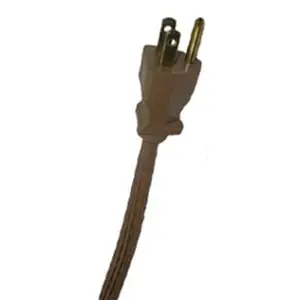 Engineered Products 10953 Type SPT Flat Power/Appliance Cord, 15 A, 6 ft L Cord, 3 Conductors