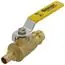 Webstone H-80132W 1/2 PEX Crimp x Copper Press Full Port Brass Ball Valve Lead Free