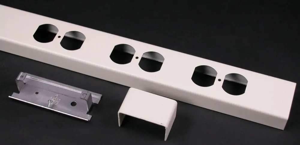 Wiremold 25DTP-B Power Pole Duplex Receptacle Cover