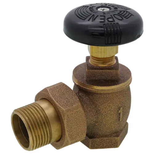 Legend Valve 110-105 1 T-431 Radiator Valve 1 in FNPT x MNPT