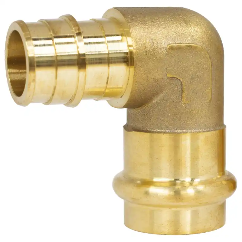 Webstone 36844W Transition Fitting Elbow 1 Pressures x F1960 Lead Free Bronze PEX 90 Degree