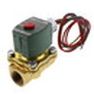 Asco 8210G009-24 Solenoid Valve 8210 2-Way Brass 3/4 Inch NPT Normally Closed 24 Alternating Current NBR