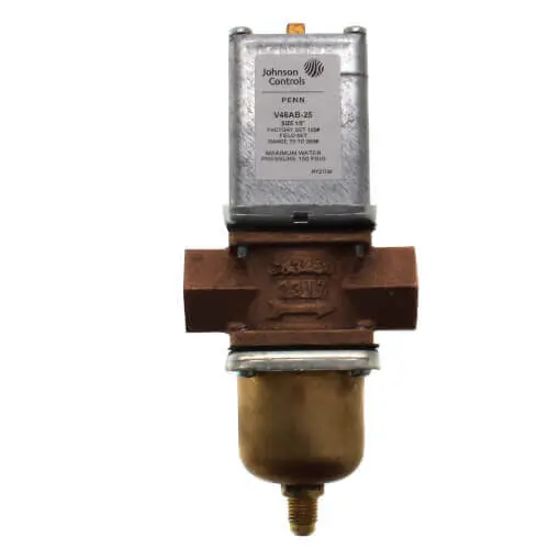 Johnson Controls V46AB-25C 1/2 V46 Series Pressure Actuated Water-Regulating Valve 70-260 PSI