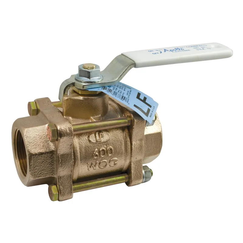 Apollo Valves 82LF10801 82LF-100 Series 2 In. Bronze Full Port FNPT 600# Ball Valve