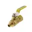 Webstone 41685 1/8 FIP x MIP Full Port Forged Brass Mini Ball Valve