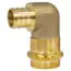 Webstone 16847W Transition Fitting Elbow 2 Pressures x F1807 Lead Free Bronze PEX 90 Degree