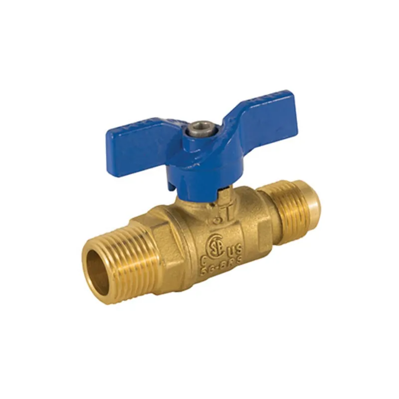 JOMAR 101-702 Gas Ball Valve, 2 Piece, Integrated Dielectric Union End, 600 WOG