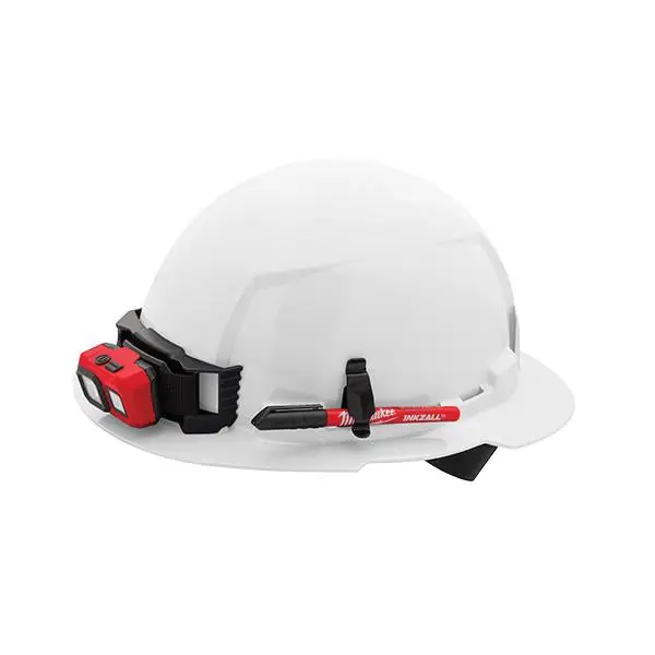 Milwaukee 48-73-1201 Full Brim Vented Hard Hat with 4-Point Ratcheting Suspension - Type 1, Class C