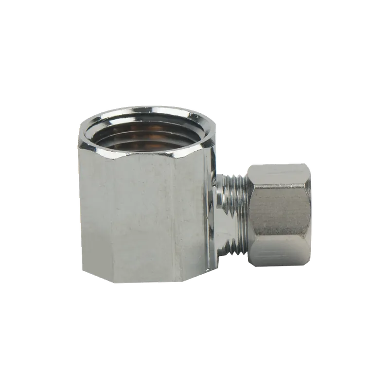 BrassCraft 70-6-8XC 3/8 x 1/2 in. OD Tube x FIP Compression Reducing Brass Elbow