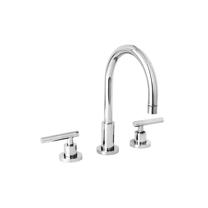 Newport Brass 990L/26 East Linear Two Handle Widespread Bathroom Sink Faucet in Polished Chrome