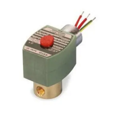 ASCO 8262G020 Solenoid Valve 8262 2-Way Brass 1/4 Inch NPT Normally Closed 120 Alternating Current NBR