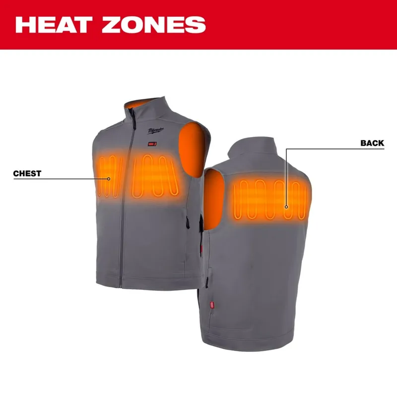 Milwaukee Tool 304G-20S Heated Vest Gray Small