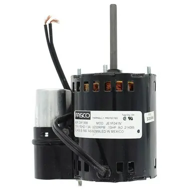 Reznor RZ214066 Fan Motor 1/10 Horsepower 115 Volt 3200 Revolutions per Minute