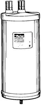 Parker Hannifin PA3060-10-5 5/8 35 oz. Cap. Suction Accumulators