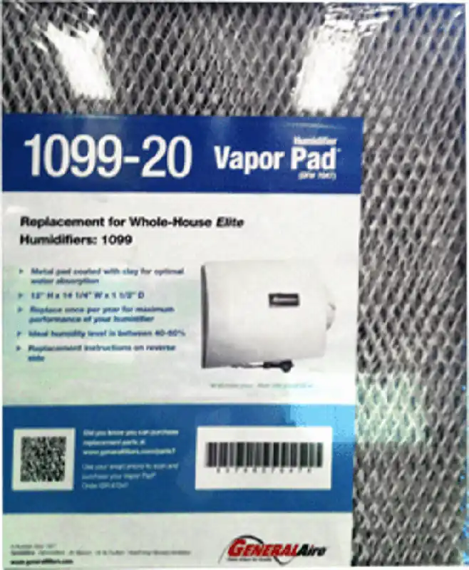 General Filters 7047 Evaporator Pad, 12 H x 14-1/4 W for 1099LHS