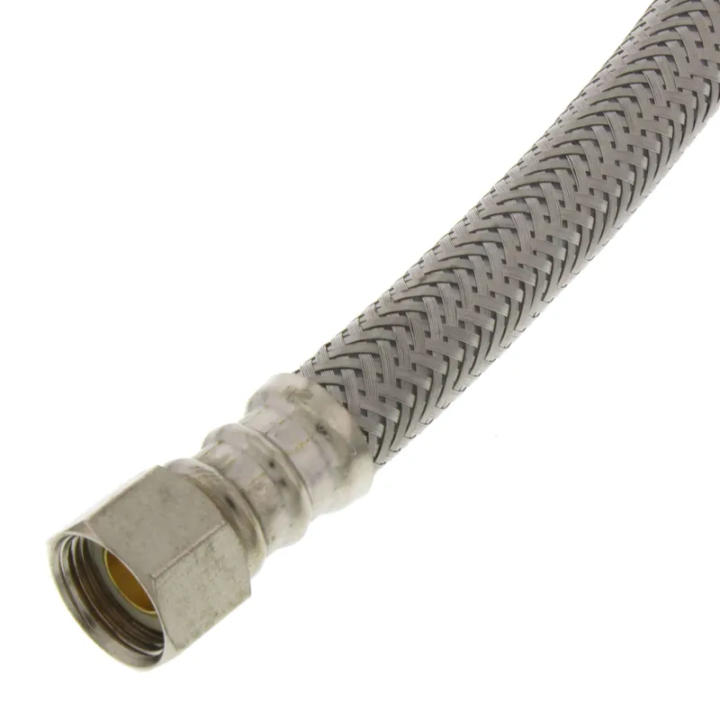 Fluidmaster PRO8F16 Pro Series 3/8 x 16 in. Braided Stainless Sink Flexible Water Connector