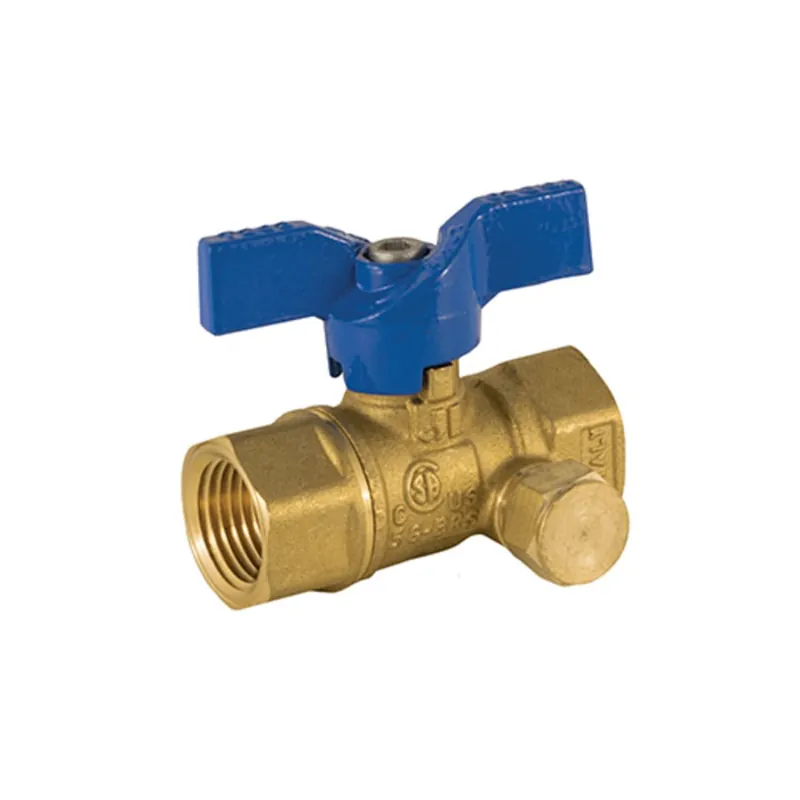 JOMAR 102-302 Gas Ball Valve, 2 Piece, 600 WOG, with Side Tap