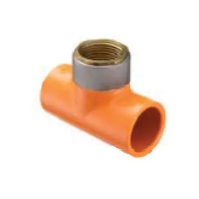 Spears 4202-166A Tee Sprinkler Head 1-1/4x1-1/4x1/2 CPVC SocketxFIPT
