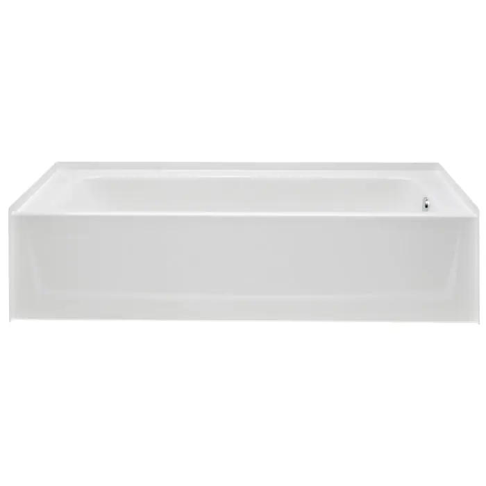 Aquatic 6030CTR-WH Aquatic 6030CTR-WH Right Drain Alcove Bathtub 37 Gal 60 in L x 31-1/4 in W x 16-1/2 in H