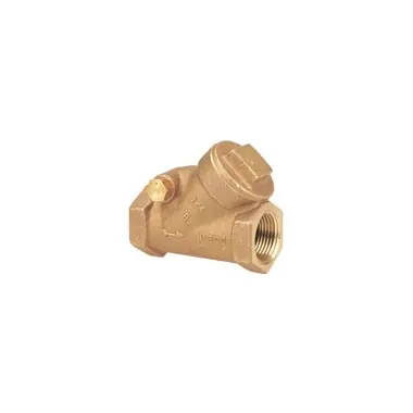 Nibco KT403W-2 Check Valve Y-Pattern Horizontal Swing 2 Inch Bronze Class 125 Threaded Buna-N Seal