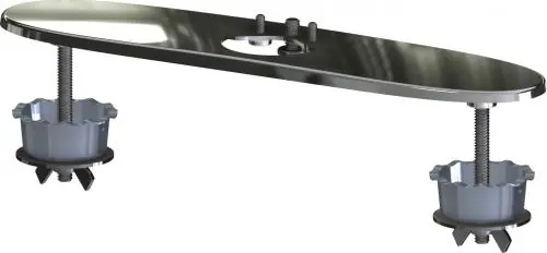 Chicago Faucet EQ-A13-KJKCP Cover Plate Assy - EQ RND 8P