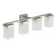 Moen YB8864BN 90 Degree 4-Light Vanity Light Fixture in Brushed Nickel