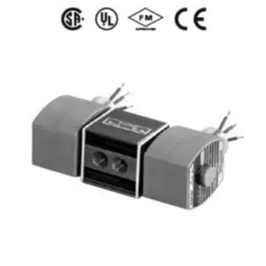Asco 8340G001 Solenoid Valve 8340 Aluminum 1/4 NPT 4 Way Single Solenoid 120AC Nitrile Rubber