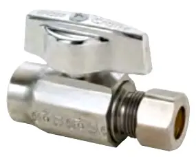 BrassCraft KTR14X-R 1/2 x 3/8 in. Sweat x OD Compression Lever Handle Straight Supply Stop Valve