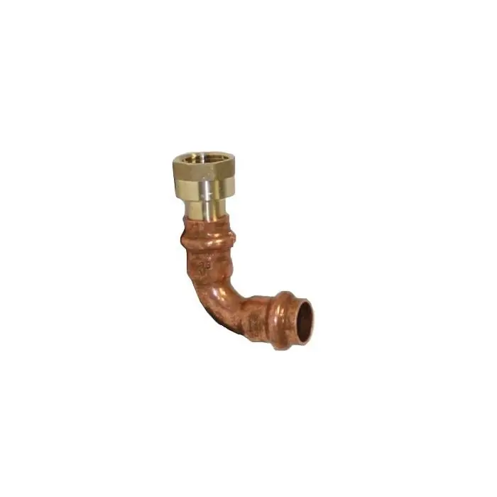 Apollo 10066567 8707-3 Female 90 deg Elbow, Copper & Lead Free Brass, Small Diameter, PxFPT, 10066567