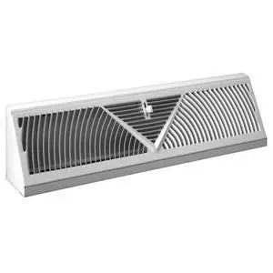 Hart & Cooley 406-15W Baseboard Diffuser 4-1/2 Inch H x 15 Inch W