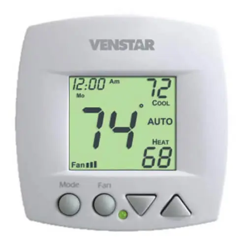 Venstar T1070 Non-Programmable Fan Coil Thermostat 2 or 4 Pipe