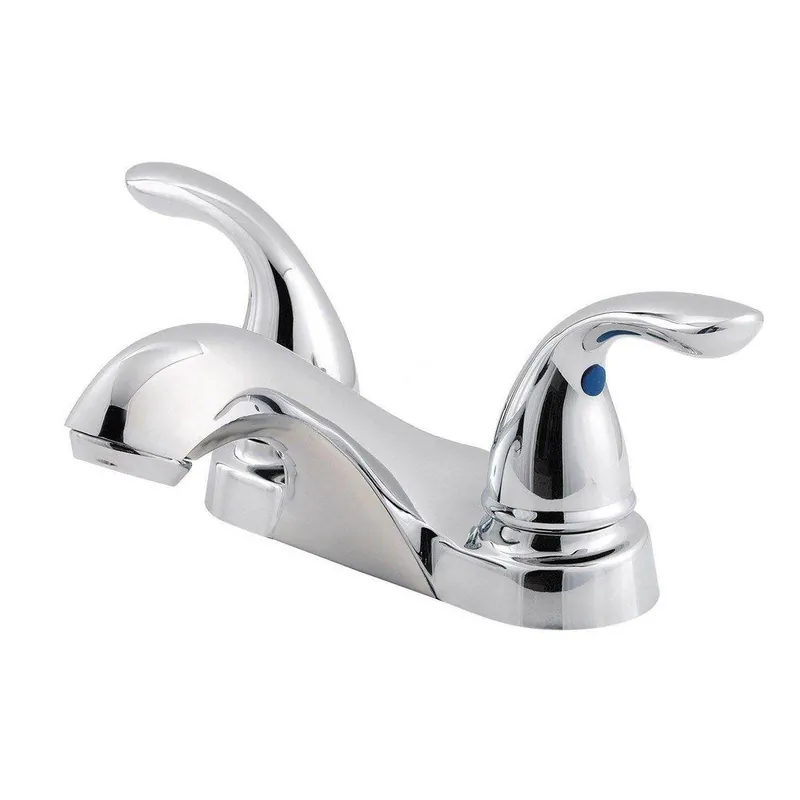 Pfister LJ143-610C Pfirst Series Two Handle Centerset Bathroom Sink Faucet in Polished Chrome