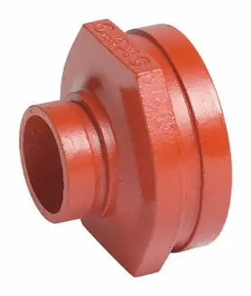 Victaulic 50-4X212G Reducer Concentric 4x2-1/2 Galvanized Iron Grooved