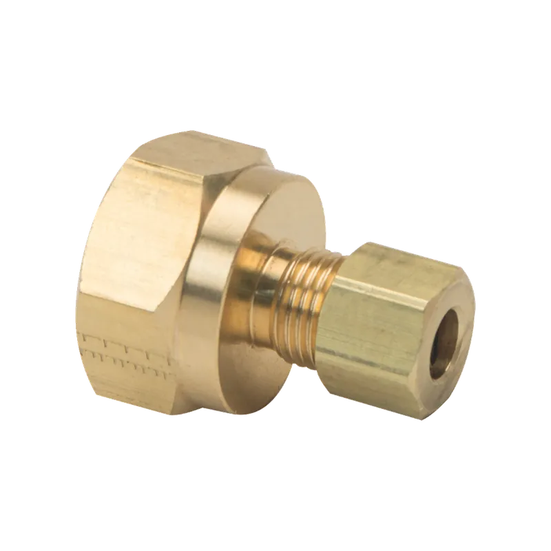 BrassCraft 66-4-8X 1/4 in. O.D. Tube x 1/2 in. FIP Compression Female Reducing Adapter