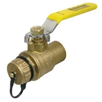 Webstone 50312W 1/2 Sweat x Hose Full Port Ball Valve (Lead Free)