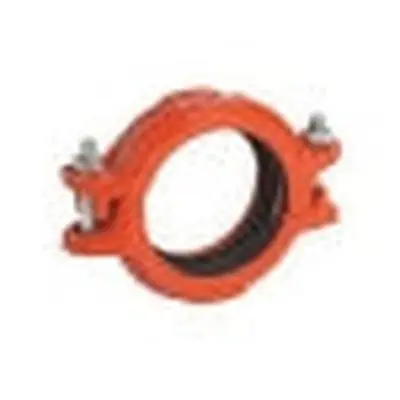 Victaulic C080307PM0 Style 307 8 In. Orange Enamel Grooved Transition Coupling