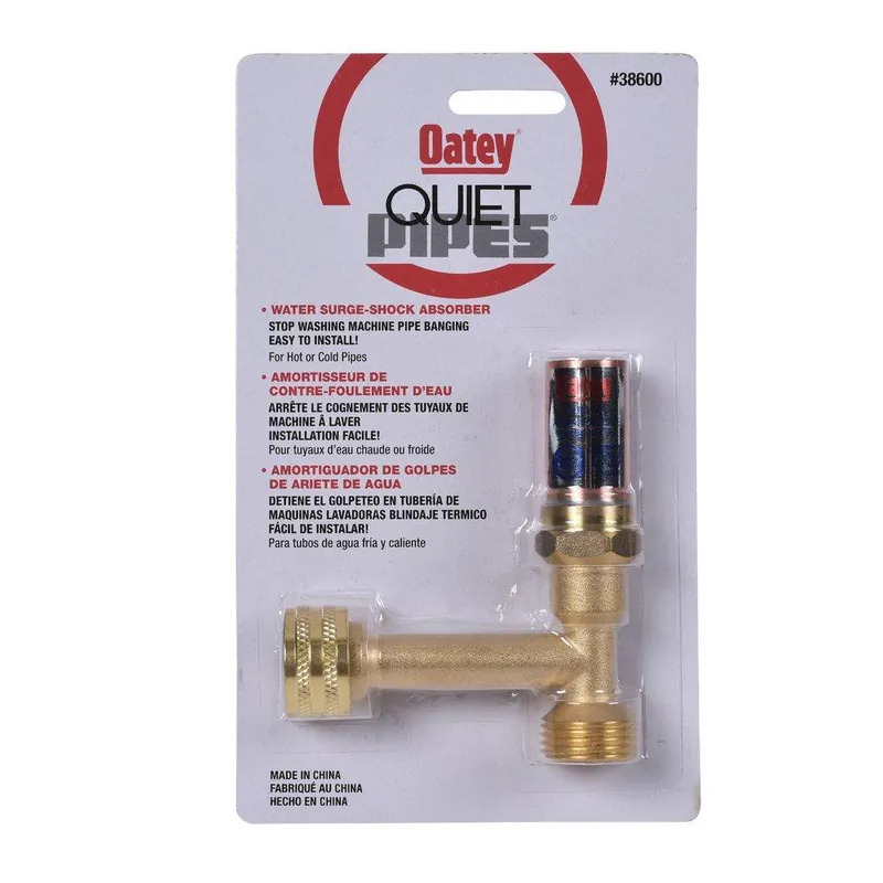 Oatey 38600 Quiet Pipes Washing Machine Supply Line Shock Absorber