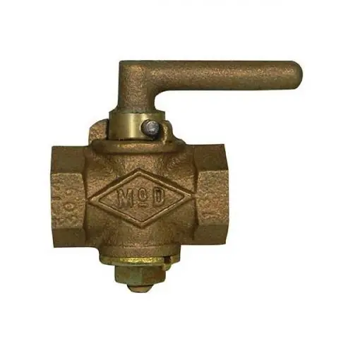 A Y McDonald 4210-138 10558 1 Lever Handle Gas PV W/Check 25#