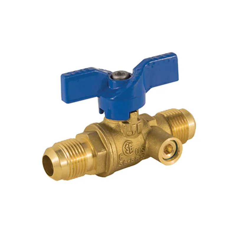 Jomar 102-403 1/2 FIP - Gas Ball Valve, 2 Piece, 600 WOG, with Side Tap