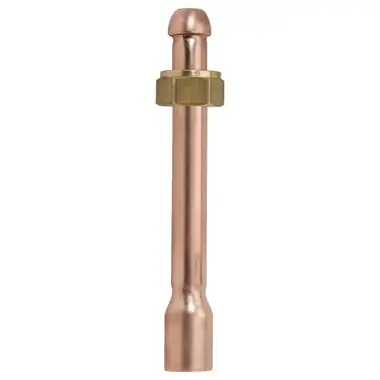 Brasscraft CS600 Faucet Riser Shank Nut 1/2 x 12 Inch Sweat Rough Brass Lead Free Brass
