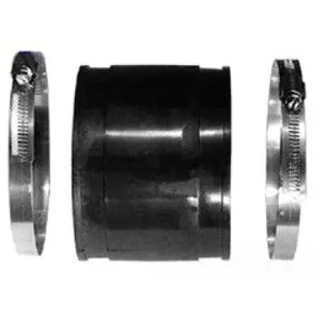 Fernco 1055-44 4 in. Asbestos Cement Fiber and Ductile Iron Flexible Coupling