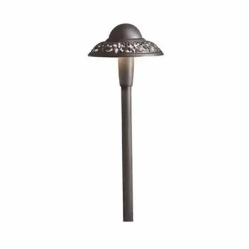Kichler 15857AZT Path and Spread Light, (3) LED Lamp, 12 VAC, Textured Architectural Bronze Housing