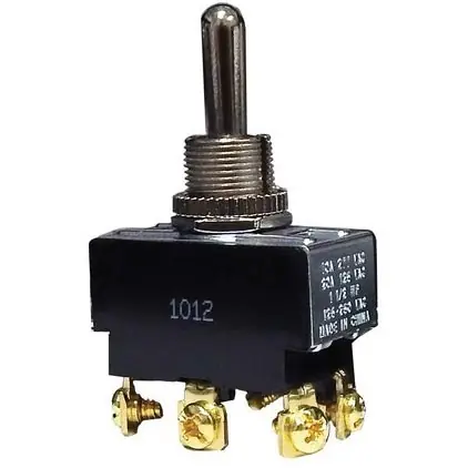 Morris Products 70110 On-Off-On Heavy Duty Non-Metallic Toggle Switch 125/277 VAC 20/10 A 1.5 hp