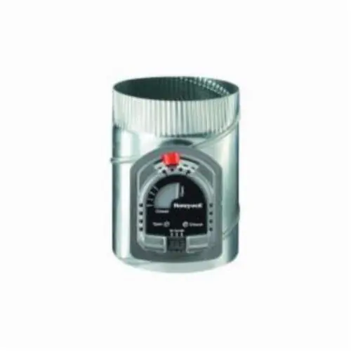Honeywell ARD6TZ/U Single Blade Automatic Damper, 6 in, Round, 24 VAC, 6 A, 90 deg Rotation